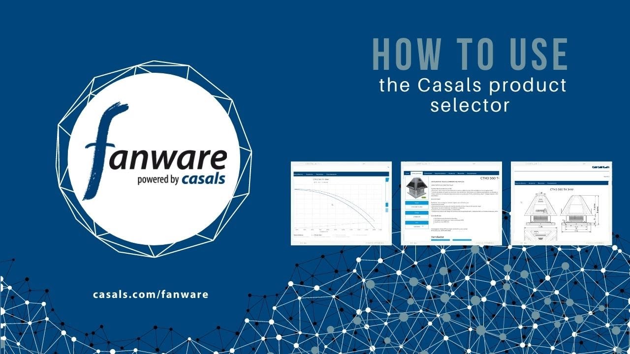 Fanware tutorial, Casals fan selection software