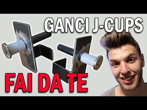 Come Costruire dei GANCI J HOOKS per RACK Fai Da Te - Home Gym DIY