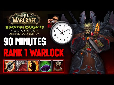 90 Minutes With a Rank 1 Warlock 🕑 ShadesofReality Tells ALL - TBC Arena
