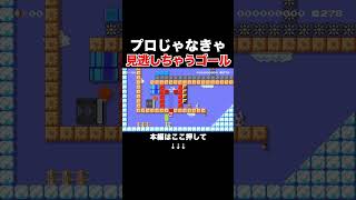 プロ以外はクリア不可能なゴールの隠し場所がエグいw【マリオメーカー2/マリメ2】