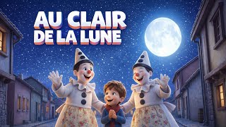 Au Clair de la Lune 🌙 Comptine pour Enfants en Français | Animation 3D | Chanson Traditionnelle
