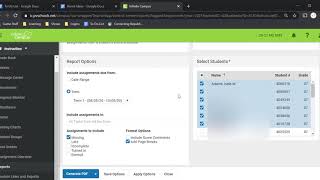 Missing and Flagged Assignment Reports in IC