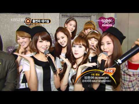 HD SNSD & SG Wannabe waiting room , Nov05.2010 1/4 GIRLS' GENERATION Live 720p