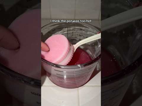 There’s no point in pouring it on the back🙃 #shorts #clay