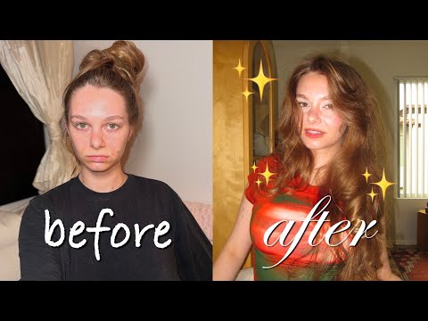 giving myself a major self care glow up…using only what i already have at home 💅✨