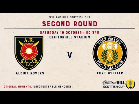 Albion Rovers 1-1 Fort William | William Hill Scottish Cup 2019-20 – Second Round