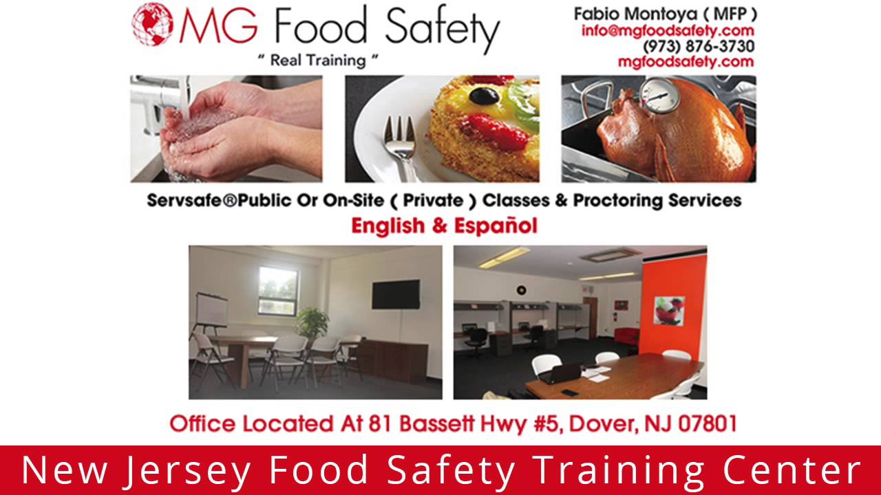 Servsafe Certification North Jersey