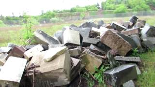 OLD TOMBSTONES JUST PILED IN A FIELD.. WHERE DID THEY COME FROM?  | Jason Asselin