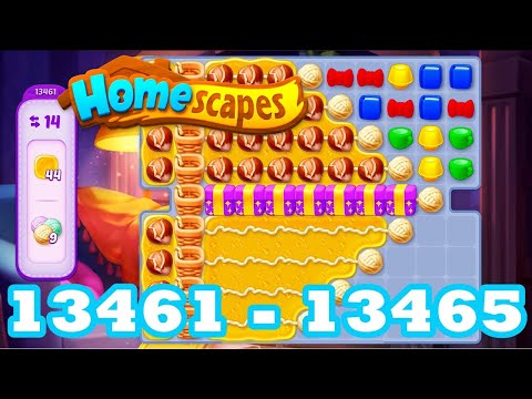 Homescapes Level 13461 - 13465 HD 3 - match puzzle Gameplay | android | IOS | 13462 | 13463 | 13464