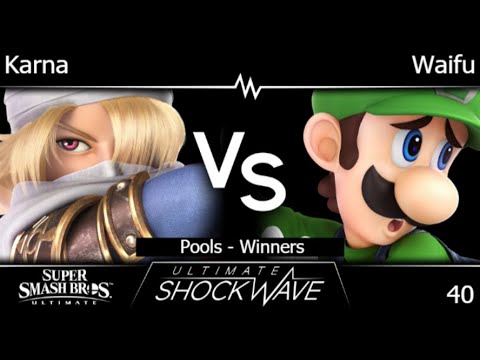 USW 40 - Karna (Sheik, Lucina) vs Waifu (Luigi) Pools - Winners - SSBU