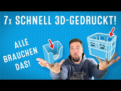 Die 7 einfachsten 3D-DRUCK-DINGE, die man wirklich GEBRAUCHEN kann!