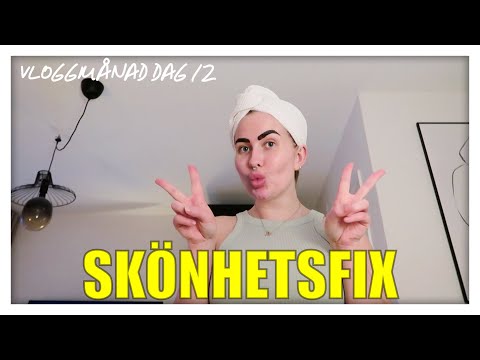 VLOGGMÅNAD DAG 12 - Hur jag stylar mina egna lockar och annat skönhetsfix