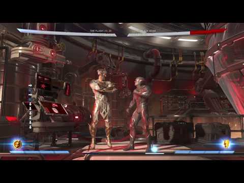 Injustice 2 The Flash : BnBs restands/resets/Crossups.