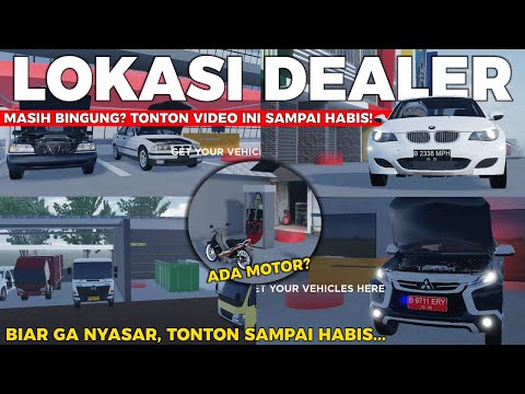 Lokasi 5 Dealer Tersembunyi Di Game CDID Versi Realistis Ini‼️​ - Roblox Indonesia Driver