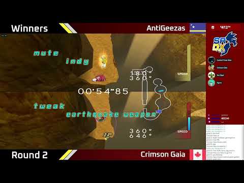 FBOpen7 | Crimson Gaia vs AntiGeezas | Winners Round 2 | Sonic Riders DX 1.0.1 Online Tournament