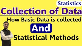 How Basic Data is Collected Class 11 | Collection of Data | Statistical Methods | Statistics