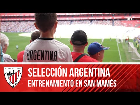 🎥 Selección Argentina I Entrenamiento en San Mamés I Entrenamendu jendetsua