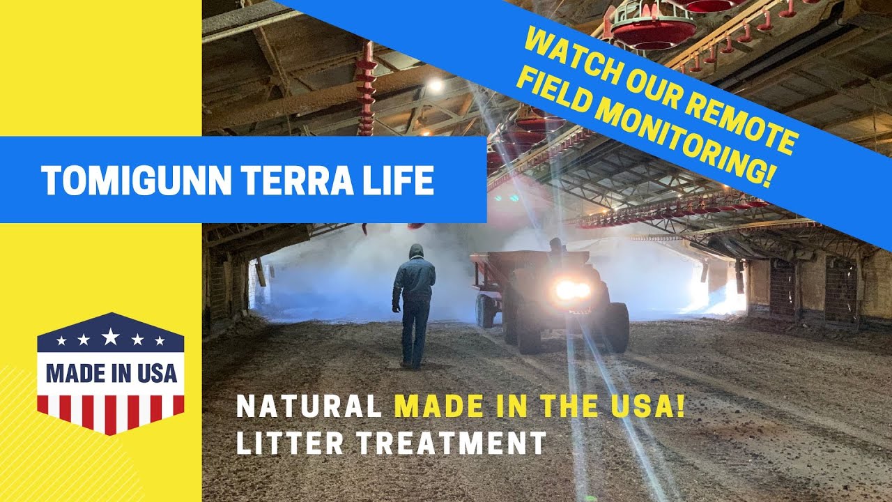 TOMIGUNN TERRA LIFE natural litter treatment for poultry houses