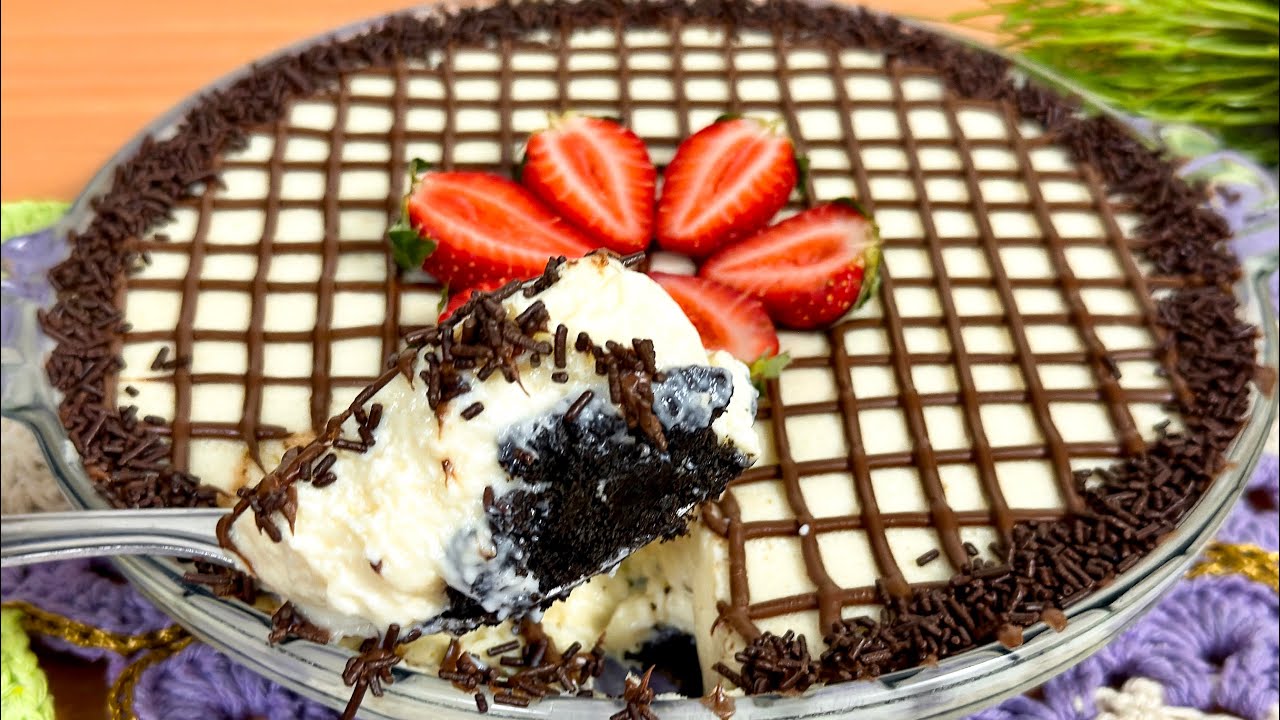 SOBREMESA FÁCIL E CREMOSA DE LIQUIDIFICADOR PARA O NATAL | Gabriel Freitas