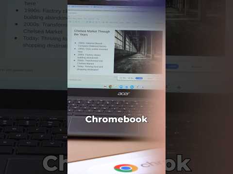 Chromebooks with Gemini look pretty good right now #shorts #google #gemini #chromebook #tech