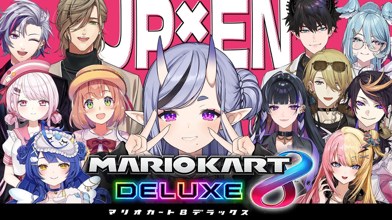 【  マリオカート8DX 】JP×EN 国際交流マリカ【 竜胆 尊 ┆にじさんじ 】