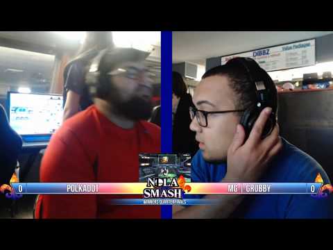 NOLA Smash Weekly Tournament #105: Winners Quarterfinals - Polkadot vs MG | Grubby