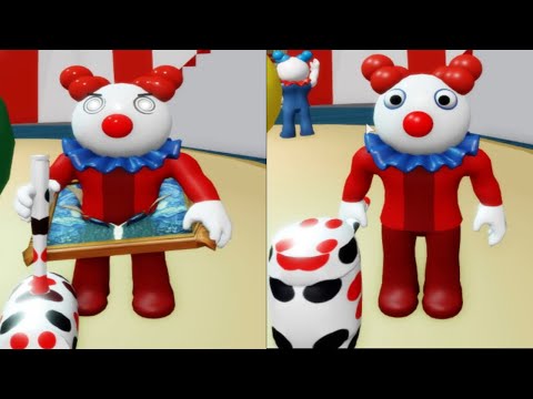 New Clowny Concept Infected vs Non Infected Jumpscare - Roblox Piggy APRP