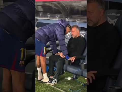 Please don't stress! Even a coach can start to waver🥺🥺 #shorts #hansiflick #raphinha #fcbarcelona