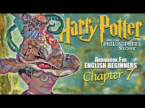 🧙‍♂️⚡HARRY P0TTER BOOK 1 Ch-7⚡🧙‍♂️ audiobook for English Beginners (Leitura Guida)