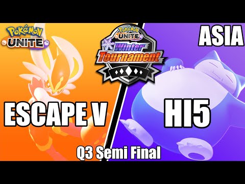 Escape V vs Hi5 - Winter Tournament Japan Q3 Semi Final - Pokemon Unite Tournament