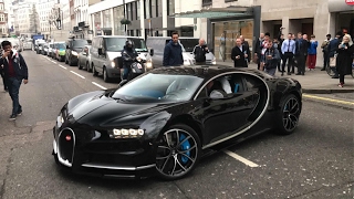 Bugatti Chiron causes traffic jam in London!