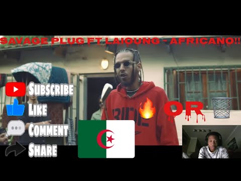 Algerian Rap Reaction Savage Plug Ft Laioung - AFRICANO [Official Music Video] | LMERicoTv Reaction