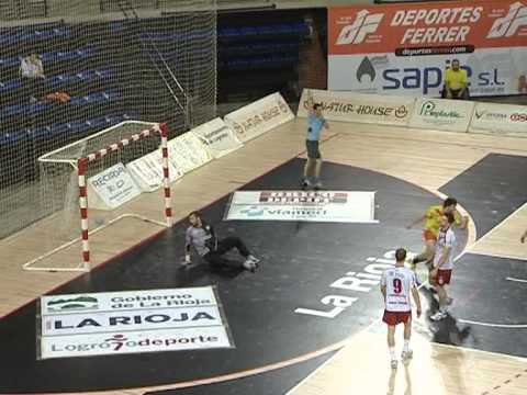 Jornada 9 ASOBAL 2012/2013 Naturhouse La Rioja 28 - BM Villa de Aranda 23