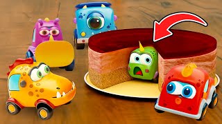 Esconde-esconde com os carrinhos Mocas! Desenhos animados em português Brasil. Desenho animado