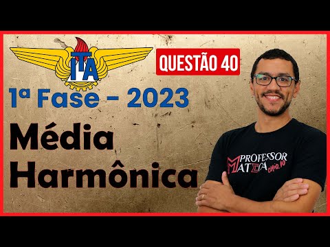 Ita 2023 | Primeira Fase | Matemática | Questão 40 | Média Harmônica das raízes