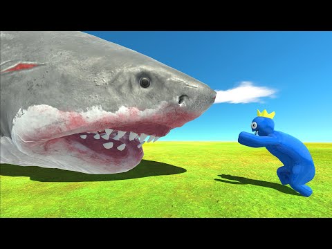 Baby Rainbow Friends Blue vs Aquatics 5.0 - Animal Revolt Battle Simulator