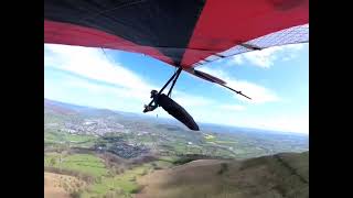 Blorenge Hang Glider Takeoff
