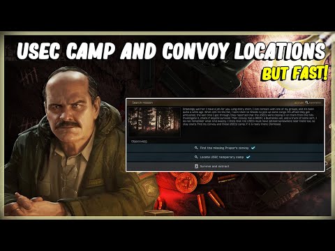 WHERE TO FIND THE TEMPORARY USEC CAMP AND MISSING CONVOY - PRAPORS SEARCH MISSION - PATCH 12.11