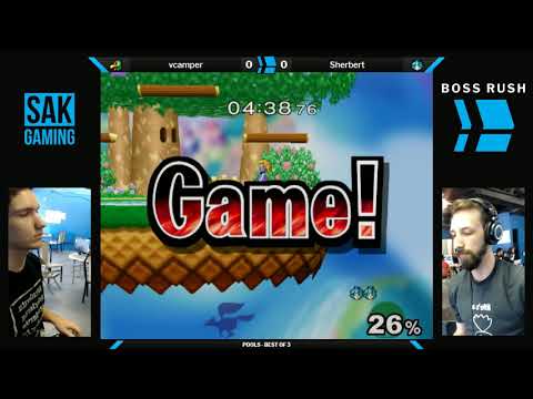 Boss Rush Captain Jack - Pools - vcamper (Falco) vs Sherbert (Peach)