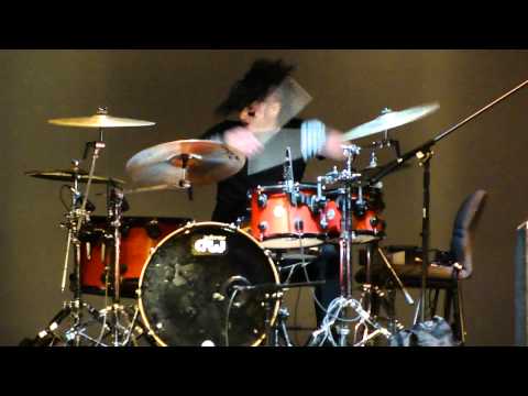 Manafest - Travis's drum solo LIVE at Greenway High School in Phoenix