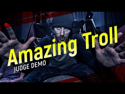 bboy Amazing troll - судейский выход - Кубок Красного Кита по брейкдансу 20171216