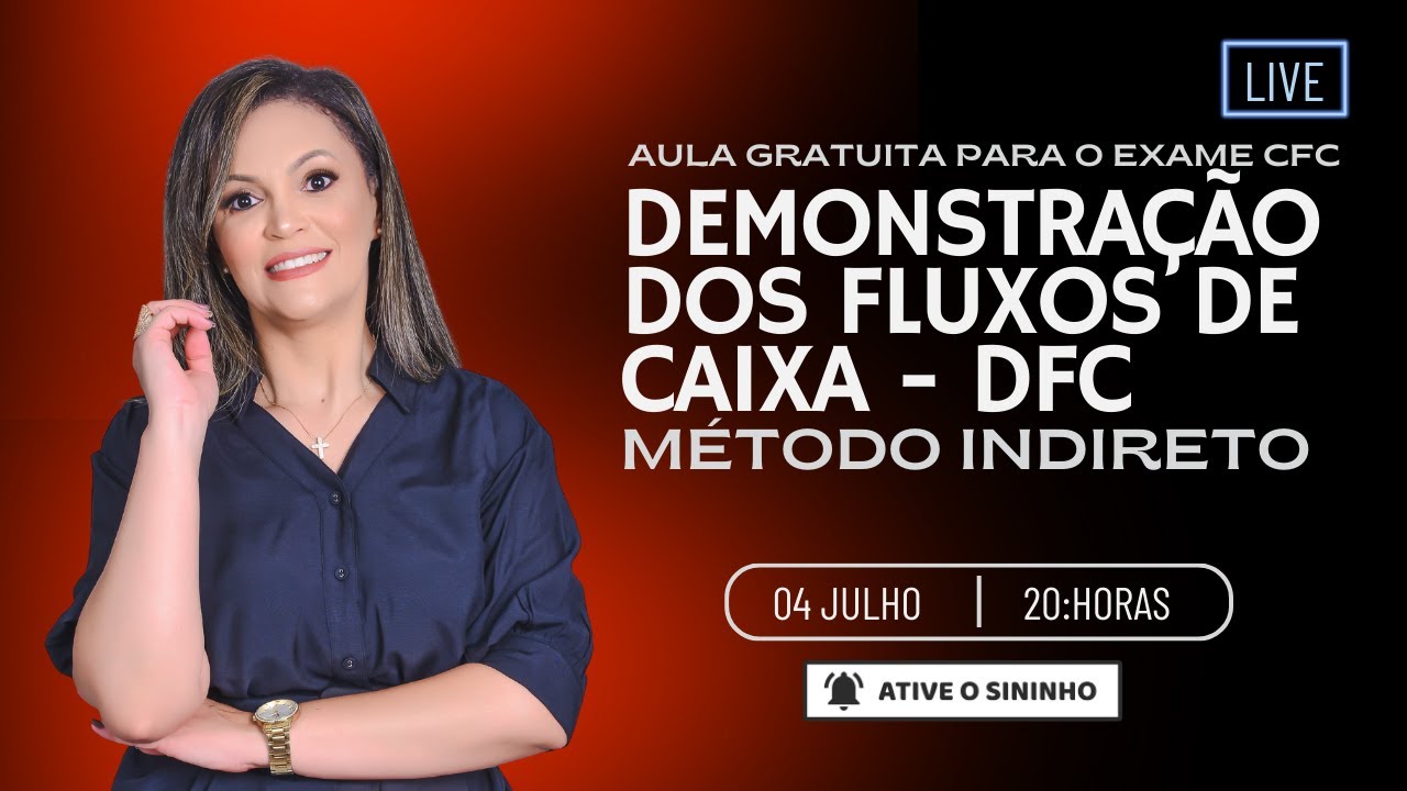 Demonstração dos Fluxo de Caixa (DFC) - Método Indireto