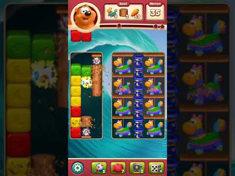 Toon blast 2914 no boosters 3 stars