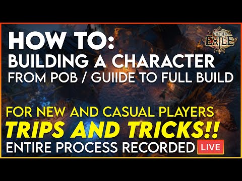 How to Build a Character from a POB or Guide from Nothing to Full Build - Tips and Tricks