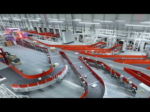DPD Warszawa - Poland Logistics Center Parcel Sorting Automation