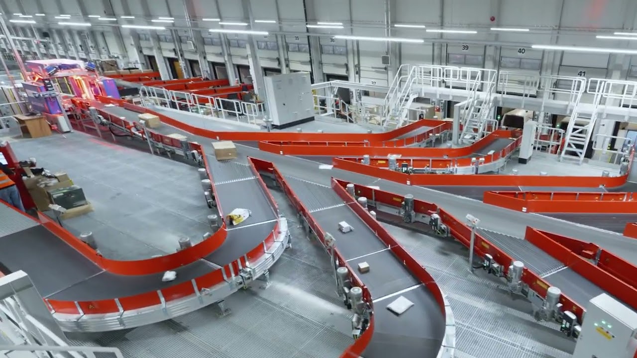 DPD Warszawa - Poland Logistics Center Parcel Sorting Automation