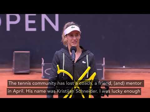 Emotional Bernarda Pera dedicates Hamburg Open win to late coach
