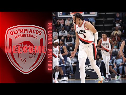 Dalano Banton Joins Olympiacos! 🔥 Best NBA Highlights 2024/25