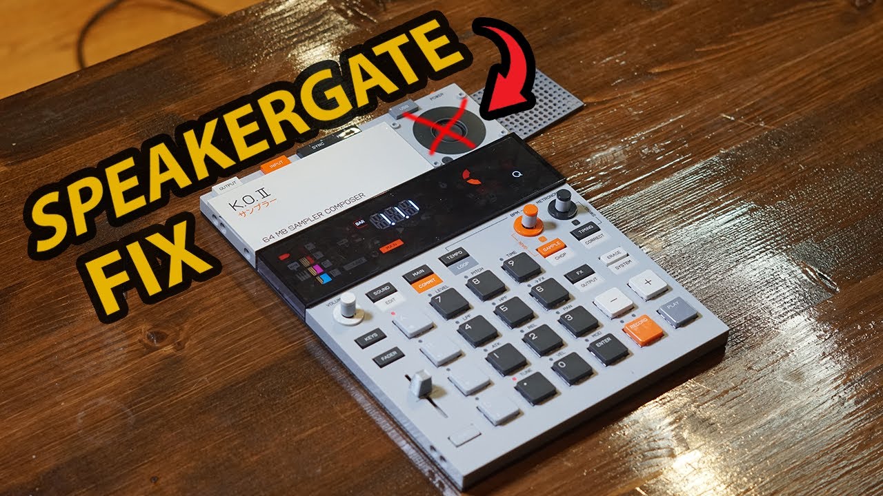 EP-133 K.O.II Speaker Fix