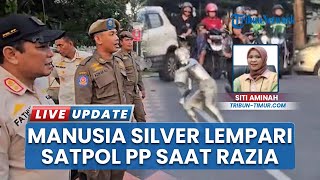 Manusia Silver di Makassar Gunakan Batu hingga Busur Panah Lawan Satpol PP saat Hendak Diamankan